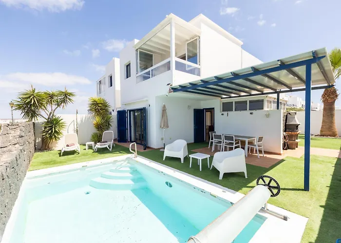 Villa Dompi con vistas al mar y a Fuerteventura